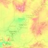 Chad topographic map, elevation, terrain