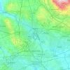 Wigan topographic map, elevation, terrain