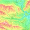 West Berkshire topographic map, elevation, terrain