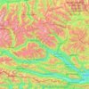 Bezirk Spittal an der Drau topographic map, elevation, terrain
