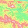 Cubulco topographic map, elevation, terrain