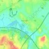 Shuttington CP topographic map, elevation, terrain