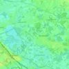 Bonheiden topographic map, elevation, terrain