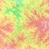 Telêmaco Borba topographic map, elevation, terrain