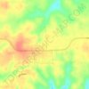 Fieldon topographic map, elevation, terrain