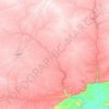 Mulungushi River topographic map, elevation, terrain