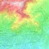 Yeka topographic map, elevation, terrain