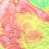 Plano Piloto topographic map, elevation, terrain