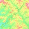 Goianira topographic map, elevation, terrain