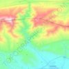 Seweweekspoort topographic map, elevation, terrain