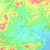 Valle del Guadalhorce topographic map, elevation, terrain