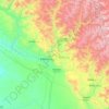 Temeki Township topographic map, elevation, terrain
