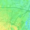 Domagkpark topographic map, elevation, terrain