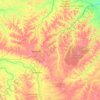 Microrregião de Imperatriz topographic map, elevation, terrain