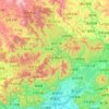 怀柔区 / Huairou topographic map, elevation, terrain