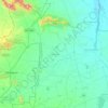 D Hirehal topographic map, elevation, terrain