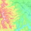 Teotlalco topographic map, elevation, terrain