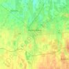 Nyíregyháza topographic map, elevation, terrain