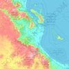 Hinchinbrook Shire topographic map, elevation, terrain