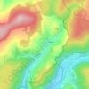 Züntersbach topographic map, elevation, terrain