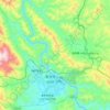 Yunjinghong topographic map, elevation, terrain