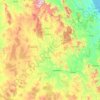 North Burnett Regional topographic map, elevation, terrain