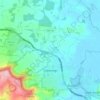 Steyning topographic map, elevation, terrain