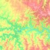 Benton County topographic map, elevation, terrain