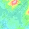 Theewaterskloof Dam topographic map, elevation, terrain
