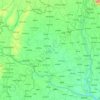 Rajshahi Division topographic map, elevation, terrain