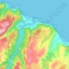 Heybridge topographic map, elevation, terrain