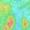 Uijeongbu-si topographic map, elevation, terrain