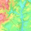 Locmaria-Berrien topographic map, elevation, terrain