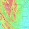 Kanchanaburi (Provinz) topographic map, elevation, terrain