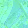 团泊洼水库 topographic map, elevation, terrain
