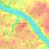 Tutaev topographic map, elevation, terrain