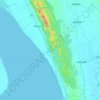 Sitakunda Upazila topographic map, elevation, terrain