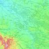 Opole Voivodeship topographic map, elevation, terrain