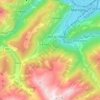 Martigny-Combe topographic map, elevation, terrain