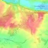 Bean topographic map, elevation, terrain