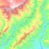Campohermoso topographic map, elevation, terrain