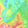 June Lake topographic map, elevation, terrain