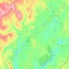 Sarzedas topographic map, elevation, terrain