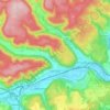 Zimmern topographic map, elevation, terrain