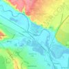 Swartkops River topographic map, elevation, terrain