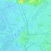 Meppel topographic map, elevation, terrain