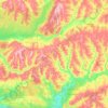 Высокогорский район topographic map, elevation, terrain