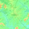 Yamoussoukro topographic map, elevation, terrain