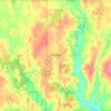 Town of Arland topographic map, elevation, terrain