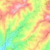 Scott Creek topographic map, elevation, terrain